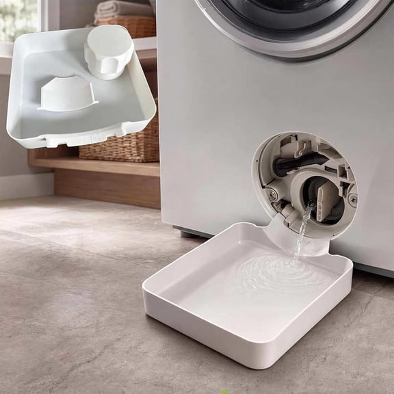 Washer Drip Pan, Prevents Water from Spilling onto Floors Washing Machine Draining Tray Easy Installation Washer Parts and Accessories,A-1pcs