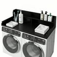 thumbnail image 1 of Washer Dryer Countertop,2-Tier Laundry Countertop Cover,Large Space Laundry Topper for Folding Clothes Over Washer and Dryer,54" W x 27.5" D,Black, 1 of 7