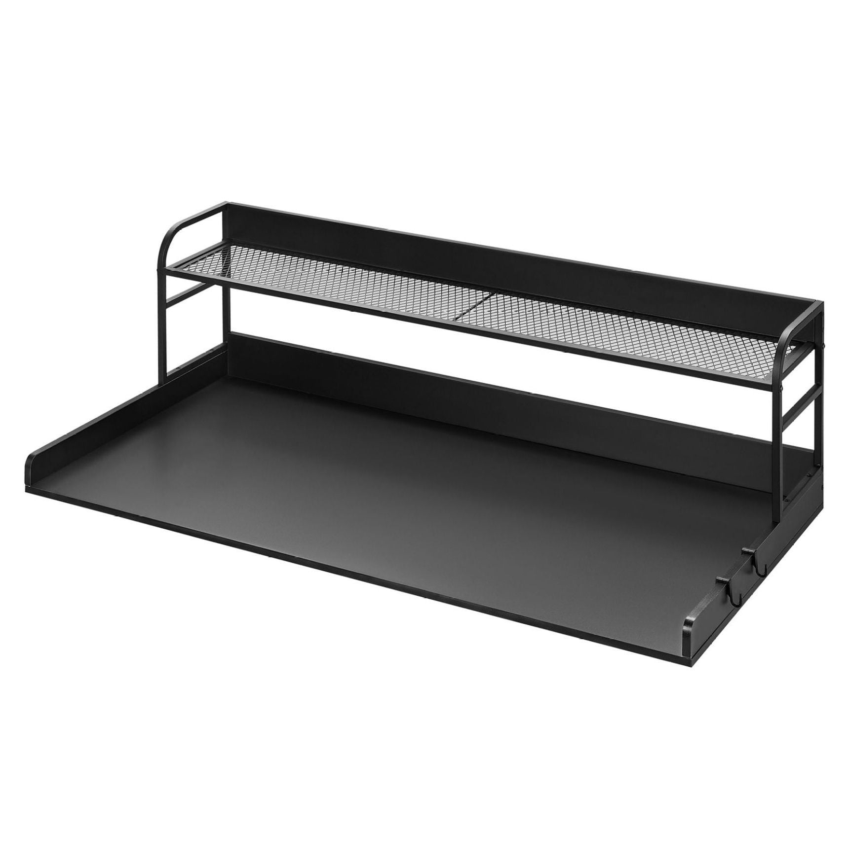Washer Dryer Countertop 54x27", Laundry Topper with Shelf, Water Resistant, Black