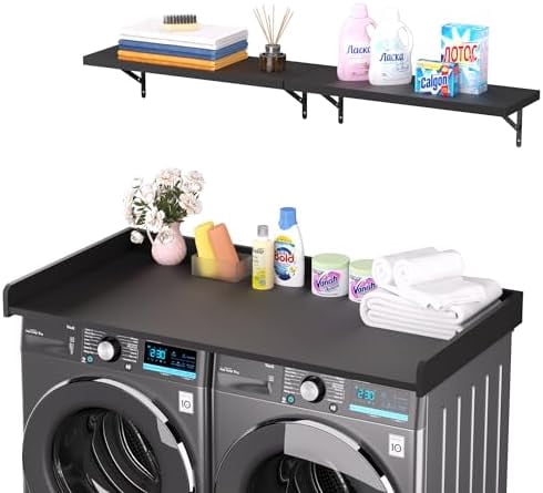 Washer Dryer Countertop, Laundry Counter Top Over Machines, Washer ...