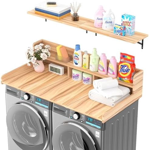 Washer Dryer Countertop, Laundry Counter Top Over Machines, Washer ...
