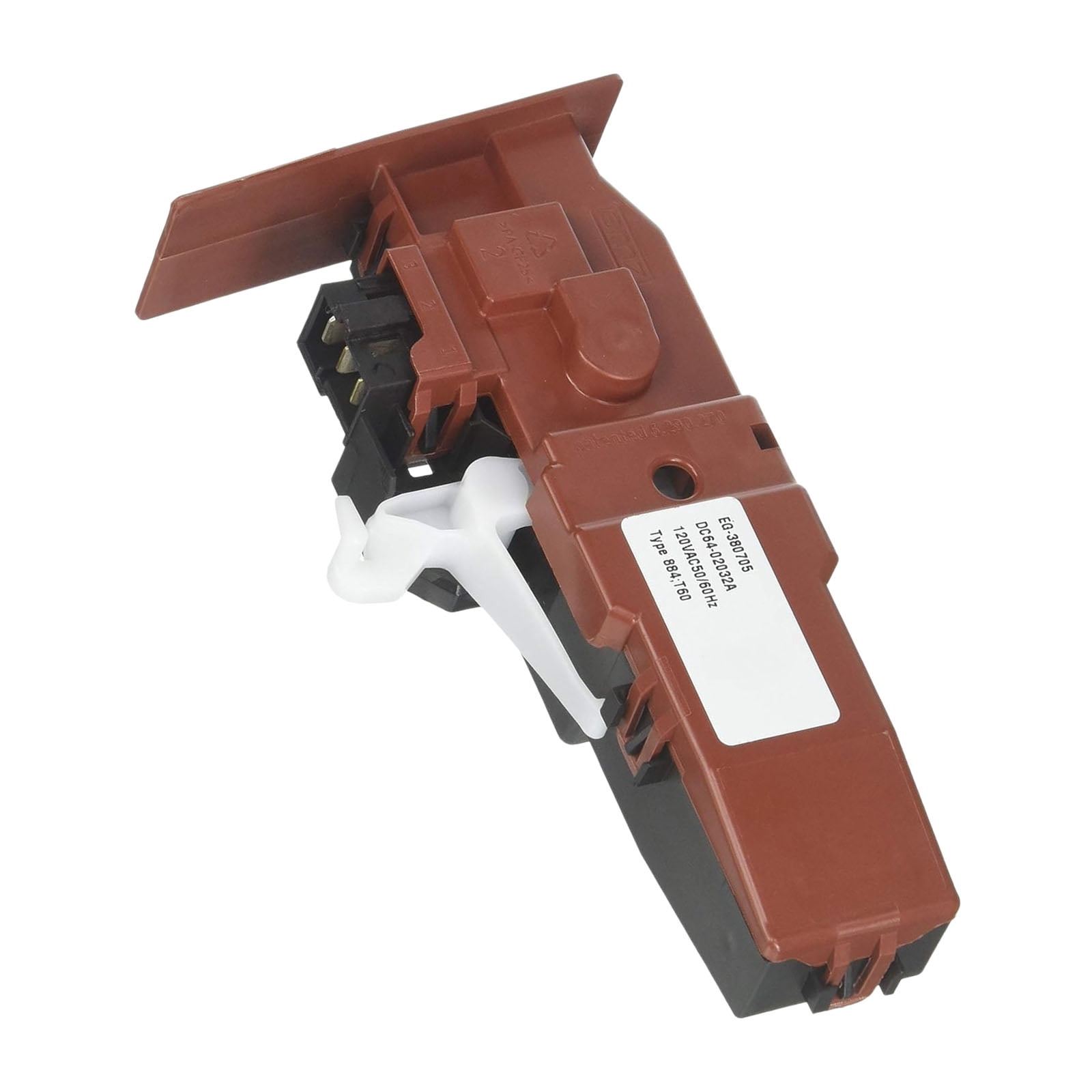 Washer Dryer Door Lock Switches Replacement Part Heavy Duty Plastic Texture Safety Lock Mechanism for Top Load Models