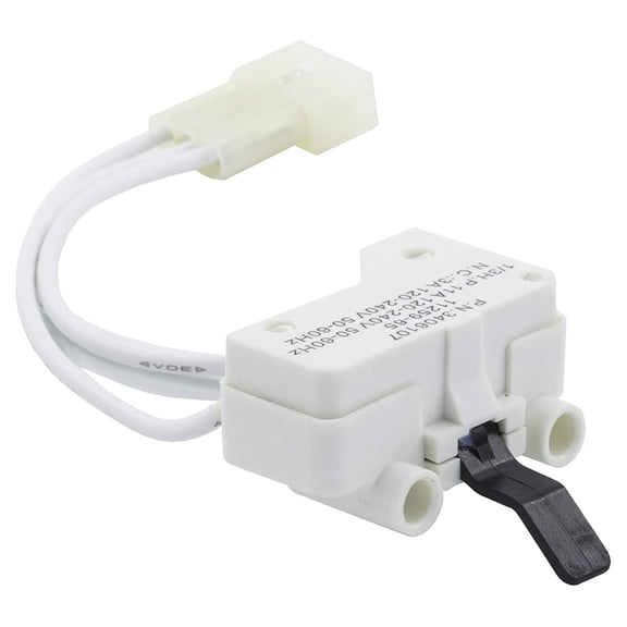 Washer Dryer Door Switch 3406107 Portable Sensitive White Washing Machine Switch Accessory Replacement For Maytag