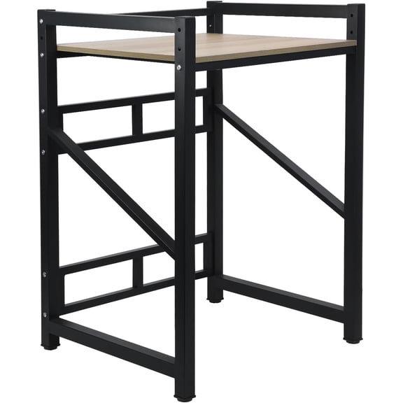 Washer Dryer Stacking Rack, 550lbs Capacity Heavy Duty Washing Machine Storage Utility Rack with Countertop, Height Adjustable Washing Machine Shelf for Laundry Rooms Bathrooms A