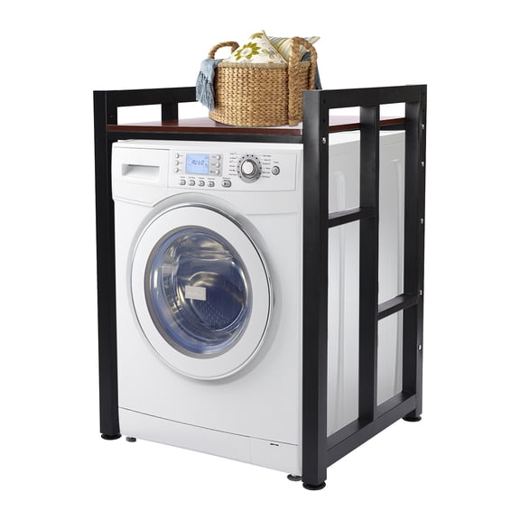 Shangmakel Washer Dryer Stacking Rack Stand, 419Lbs Load Capacity Heavy Duty Rack with Adjustable Shelf, Stackable Washer & Dryer Shelves for Laundry Room, Bathroom