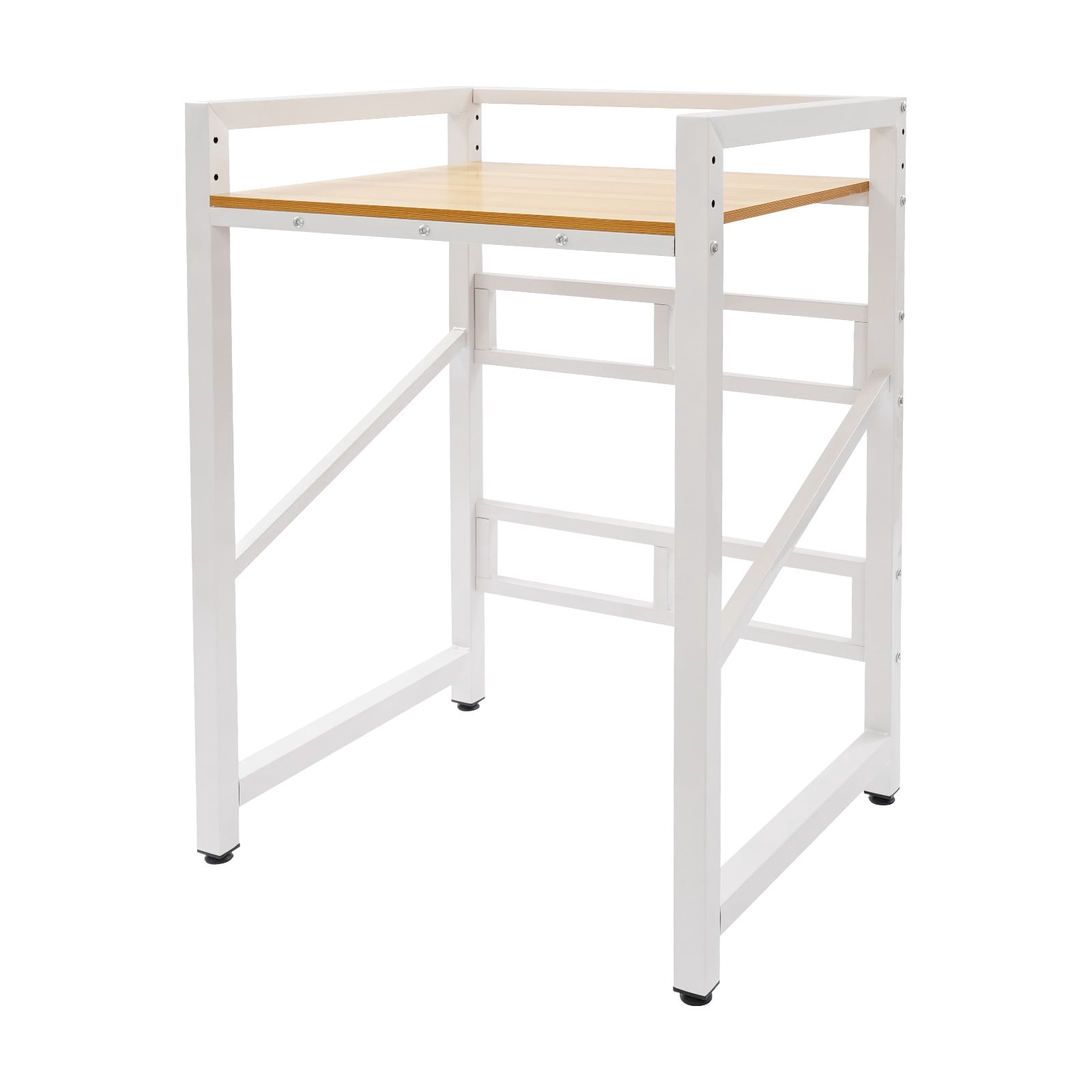 Washer Dryer Stacking Rack Stand, Heavy Duty Washing Machine Shelf, Washer&Dryer Stacking Rack with Adjustable Design