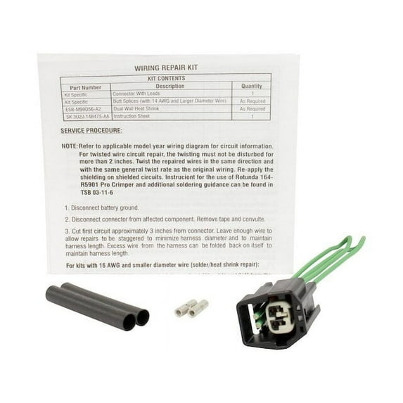 Washer Fluid Level Sensor Connector - Compatible with 2015 - 2023 Ford Transit-150 2016 2017 2018 2019 2020 2021 2022