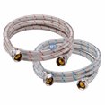 Washer Hoses 6ft Long Premium Stainless Steel Washing Machine Hoses, 2