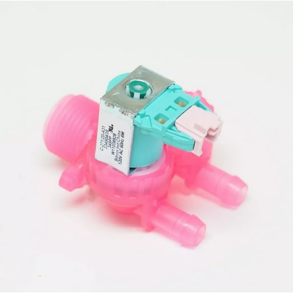 Washer Hot Water Inlet Valve Replaces For Maytag Amana NFW5800HW0 NFW5800HW1 NFW5800HW2 MHW5630HC0 MHW5630HC1 MHW5630HC2 MHW5630HW0 MHW6630HW0 MHW6630HW1 MHW6630HW2 MHW8630HC0 Front Load Washer