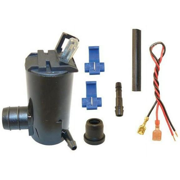 Washer Pump - Compatible with 1981 - 2007 Toyota Land Cruiser 1982 1983 1984 1985 1986 1987 1988 1989 1990 1991 1992 1993 1994 1995 1996 1997 1998 1999 2000 2001 2002 2003 2004 2005 2006