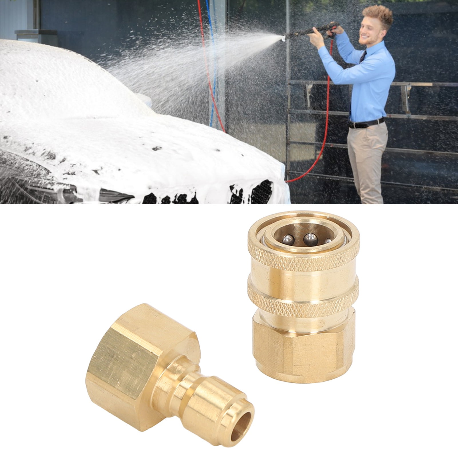 Washer Quick Connect Fittings 5000PSI High Pressure Washing Machine