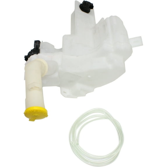 Washer Reservoir Compatible with MAZDA 3 2004-2009/MAZDA 5 2006-2010 Assembly with Dual Pump Cap and Sensor Large Tank (MAZDA 3 Hatchback)