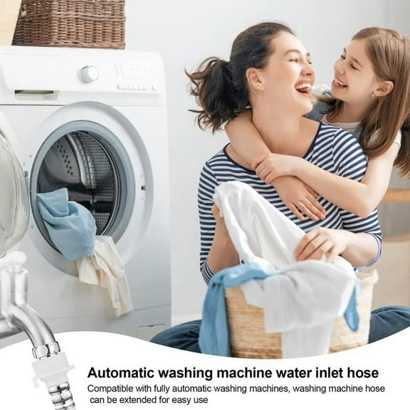 Washer Water Hose Portable Wash Machine Hoses Connection And Supply Lines 0.8m Smile Home