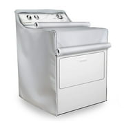 Washer and Dryer Cover, Zipper Design Wash Machine Cover, Waterproof Dust-proof Moderately Sunscreen - W29”x D28”x H43”