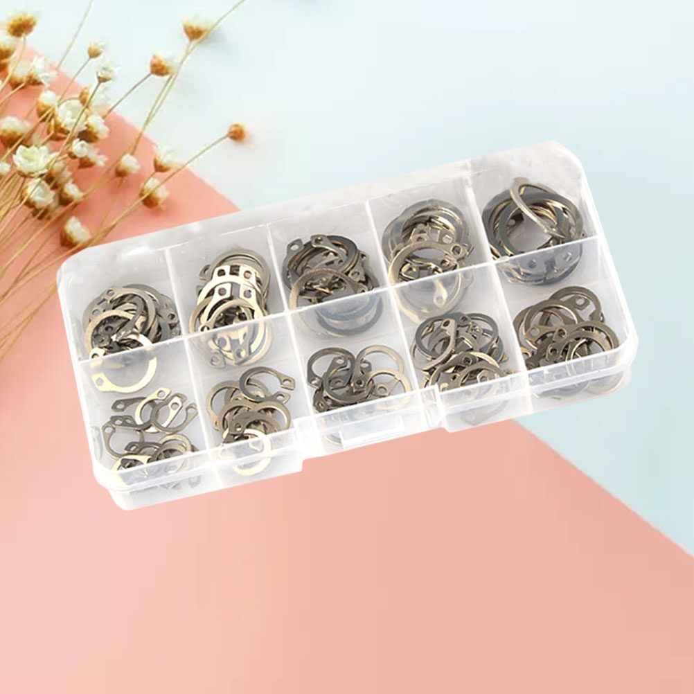 Washers C-shaped Axle Ring Retaining Clip External Snap Stainless Steel ...