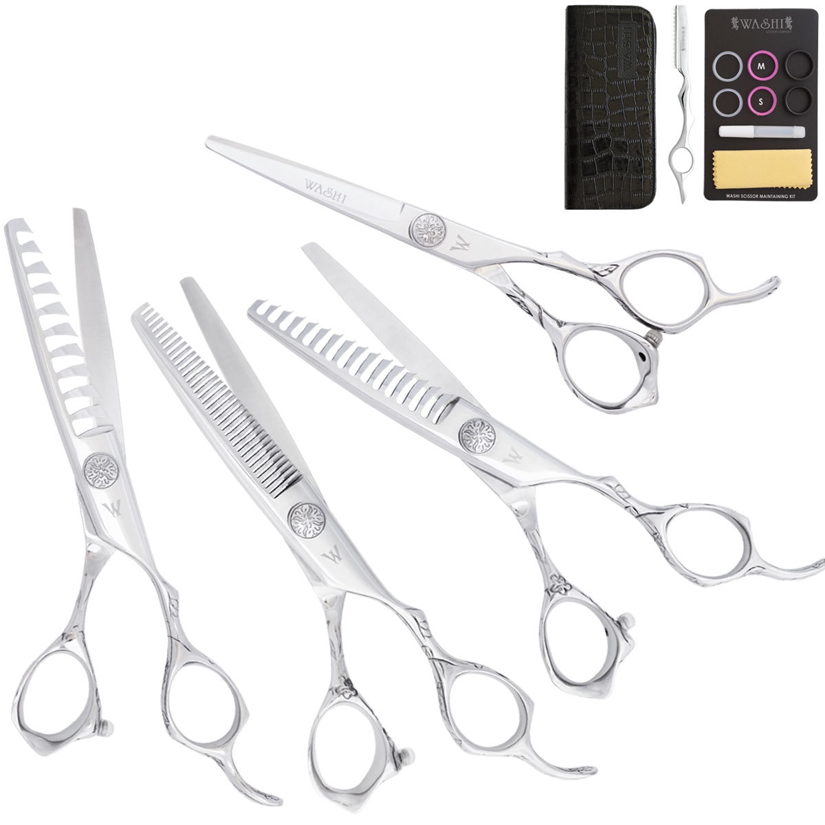 Washi Scissor Professional Total Package 4 Piece Set In Size 5.5, 6.0