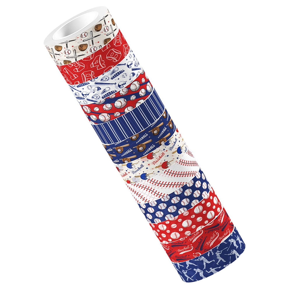 Washi Tape Crafts Baseball Color Duct Colored Decorative DIY Tapes 12 Rolls