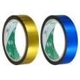 thumbnail image 1 of Washi Tape Set 24mm Wide Holographic Color for Holiday Packaging and Decoration, Gold Tone, Blue, 1 of 5