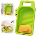thumbnail image 1 of Washing Board Saving Portable WithforTraining Laundry Household, Alligator Shape Laundry Board, Portable Clothes Washing Board, Laundry Training Tool, 1 of 10