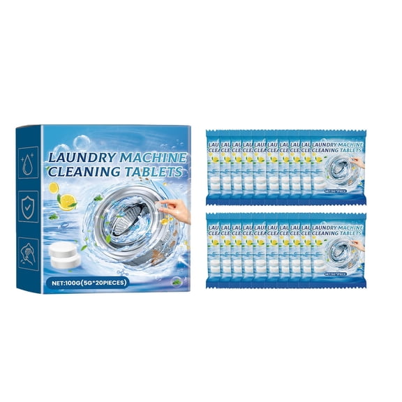 Washing Cleaner Tablets for Odor Buildup for Front Load Top Load He Washers