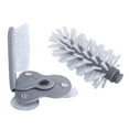Washing Gadgets Bathroom Cleaning Brush with Handle Stainless Steel
