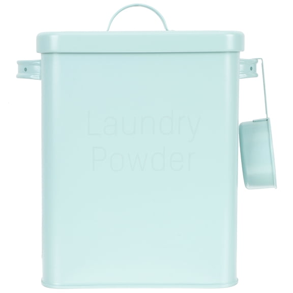 Washing Laundry Detergent Sealed Dog Food Container Light Green