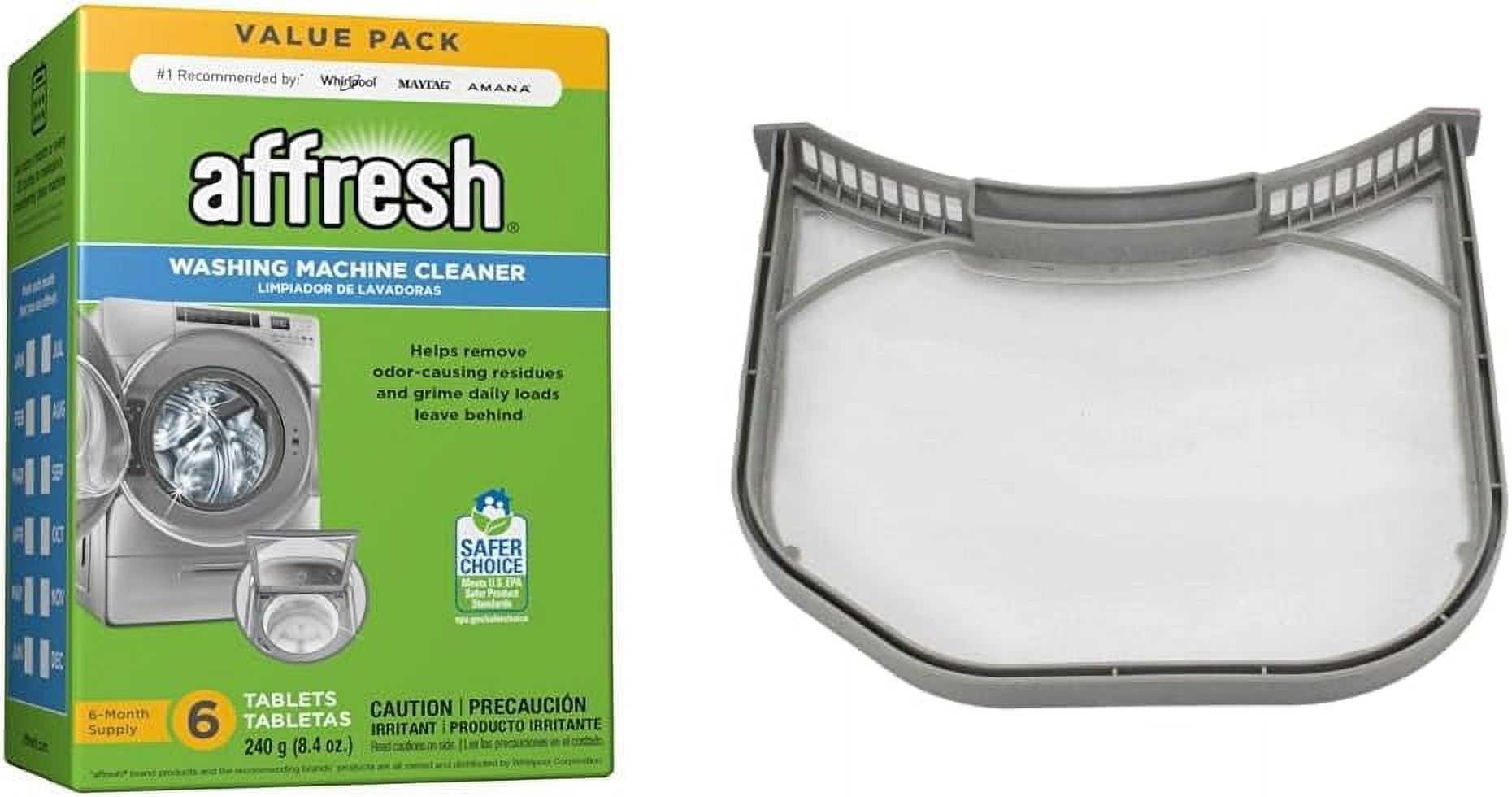 Washing Machine Cleaner, 6 Month Supply, Cleans Front Load and Top Load