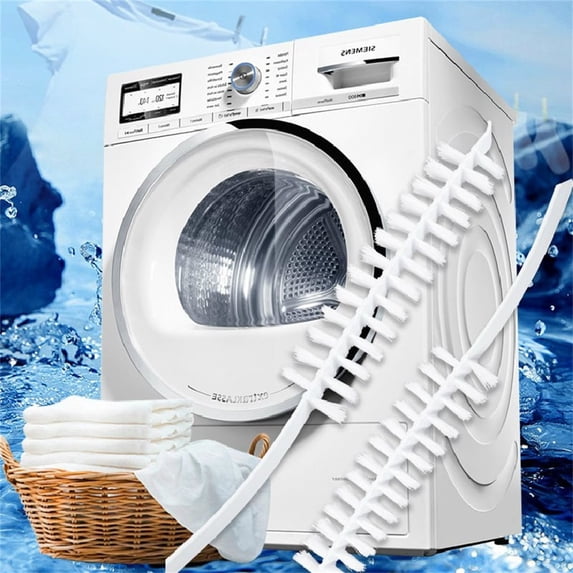 Washing Machine Cleaner Brush with 360-Degree Flexible Nylon Bristles for Front Load Washer, Radiator, Dryer & Vent Cleaning – 23.6 Inch Long Handle