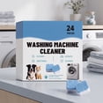 thumbnail image 1 of Washing Machine Cleaner Descaler 24 Pack - Deep Cleaning Tablets For HE Front Loader & Top Load Washer, Septic Safe Eco-Friendly Deodorizer, Clean Inside Drum and Laundry Tub Seal, 1 of 9