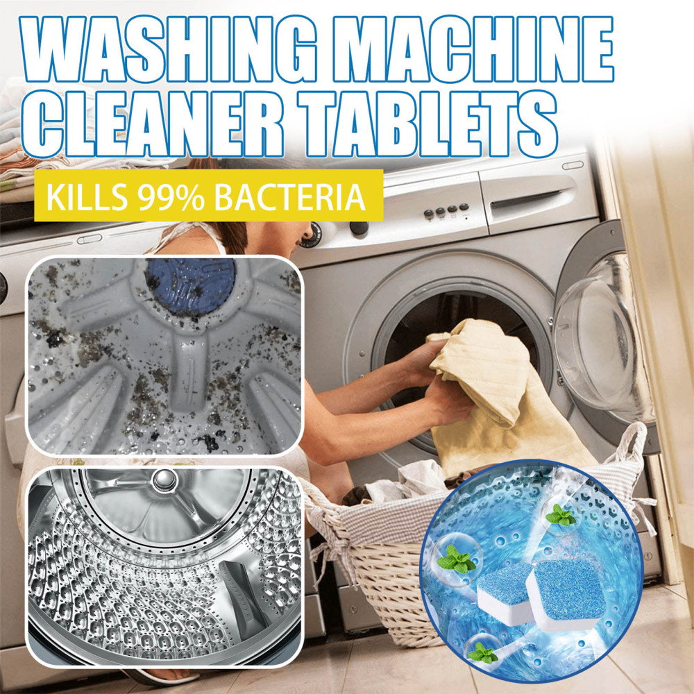 Washing Machine Cleaner Descaler Washing Machine Deep Cleaning Tablets