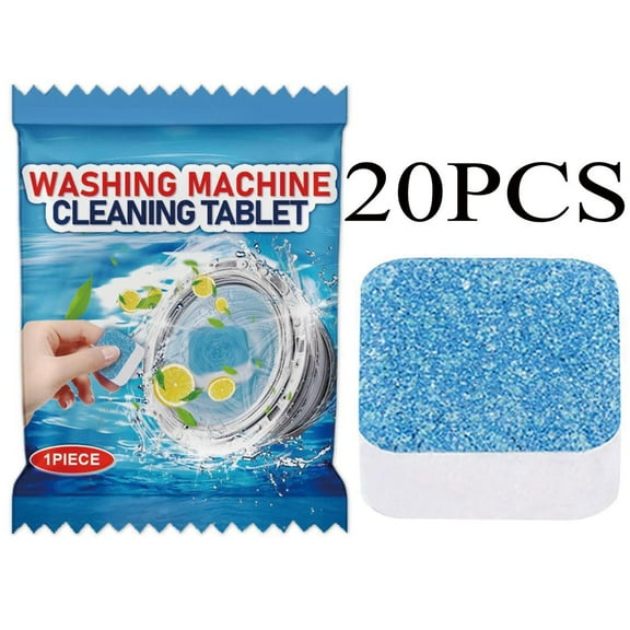 Washing Machine Cleaner,Dishwasher Cleaner,Affresh Washing Machine Cleaner,Washing Machine Cleaning Tablets,Affresh Washing Machine Cleaner(20pcs 0.98*0.98*0.59in/tablet)from QiwagFerng