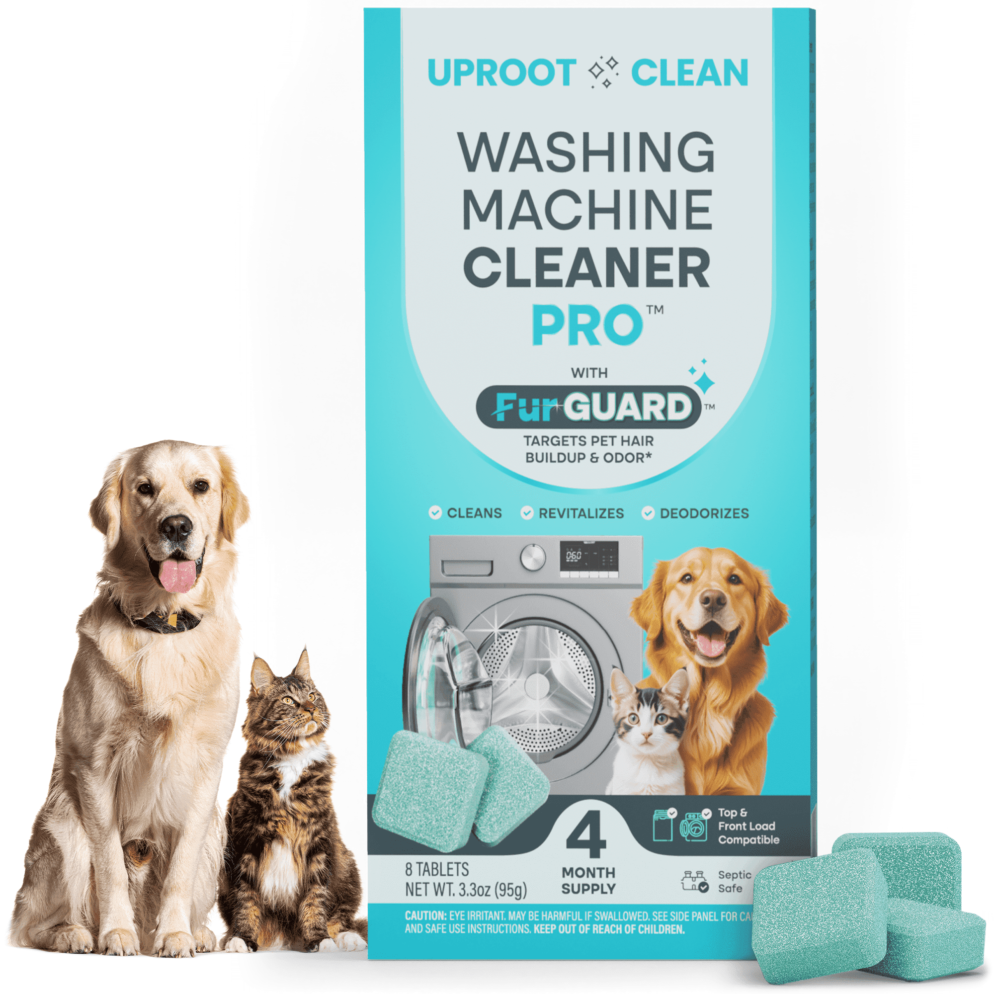 Washing Machine Cleaner Pro - 4 Month Supply (8 Unit Case Pack)