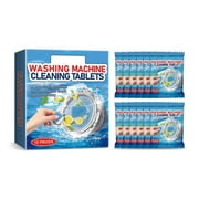 Washing Machine Cleaner Tablets, 12 Solid Deep Cleaning Tablet, Finally Clean All Washers Machines Including He Front Loader Top Load