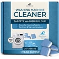thumbnail image 1 of Washing Machine Cleaner Tablets – Deep Clean Washer Descale, Laundry Tub Cleaning Solution, Smell Fresh, Eliminates Buildup & Dirt, For Front Top Load Washers, Easy-to-Use Tablets, 24 Pack, 1 of 4