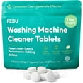 thumbnail image 1 of Washing Machine Cleaner Tablets Made in USA | Washer Machine Cleaner & Deodorizer | Removes Gunk & Grime | 7 Natural, Biodegradable, Plant-Based Ingredients | 24 Tablets - 12 Month Supply, 1 of 4