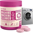 thumbnail image 1 of Washing Machine Cleaner Tablets Unscented 24 Pack Residue-free Laundry Washer Cleaner for HE Front Load, Top Load Washing Machine Cleaning Tablets Pro Descaler Deodorizer, Low Suds 1 Year Supply, 1 of 4