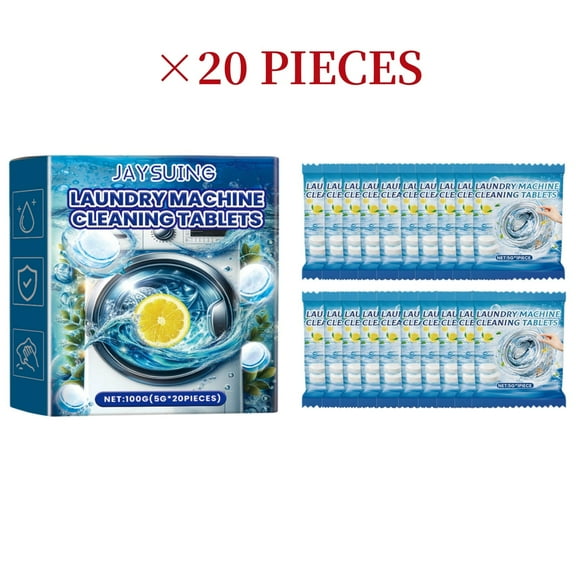 Washing Machine Cleaner Tablets - Washer Cleaner - Finally Clean All Wash Machines Including He Front Loader Top Load