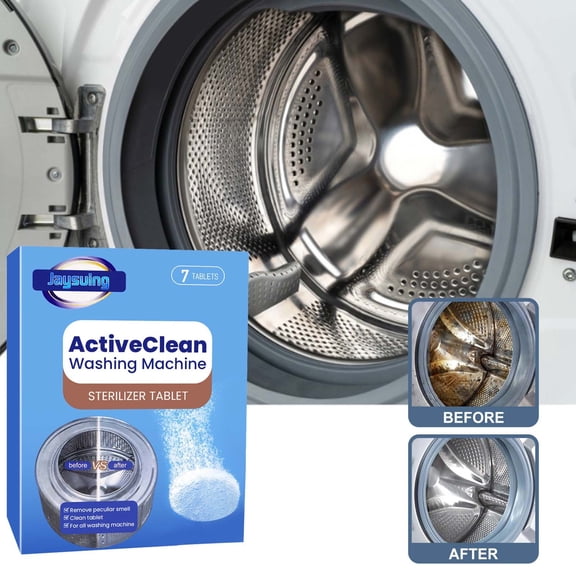 Washing Machine Cleaner, Washer Machine Cleaner for Front and Top Loader Washer Machines, Deep Cleaning Residue & Odor Eliminator