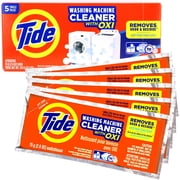 Washing Machine Cleaner by Tide for Front and Top Loader Washer Machines, 5ct Box Packaging May Vary