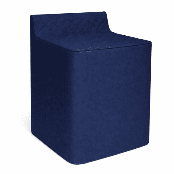 Washing Machine Cover Blue Zippered Dust Scratch Protector