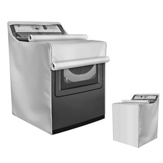 Washranp Washer and Dryer Dust Covers,Solid Color Anti-slip