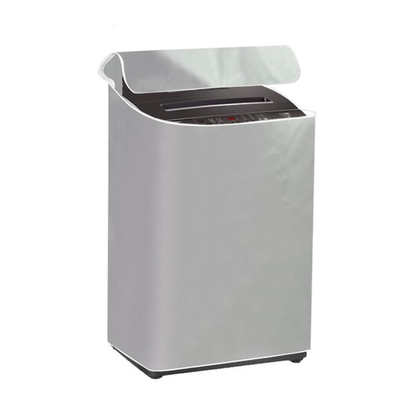 Washing Machine Cover Thickening Double-Side Silver Coated Fabric Waterproof Sunscreen Dust-Proof CoverL
