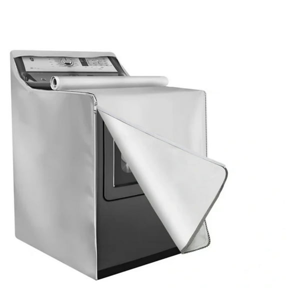 Washing Machine Cover with Storage Bag for Front Load Washer Dryer,W29*D28*H43"