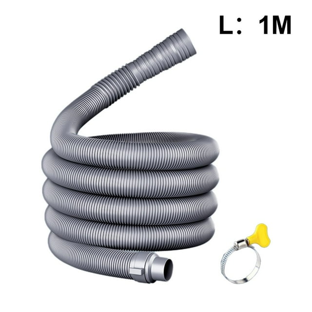 Washing Machine Dishwasher Drain Hose With Hose Clamps Stretchable