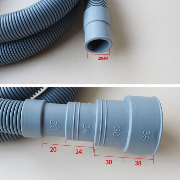 Washing Machine Dishwasher Drain Waste Hose Extension Pipe Kit
