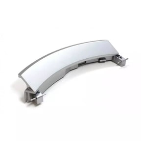 Washing Machine Door Handle for LOGIXX8 LOGIXX9 IQ500 IQ700 Series, Silver gray Replacement Part For Front Loader Appliances, Plastic Grip