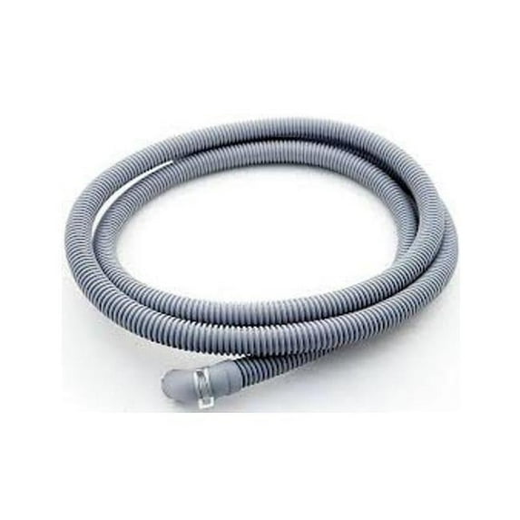 Washing Machine Drain Hose Assembly, Gray Plastic