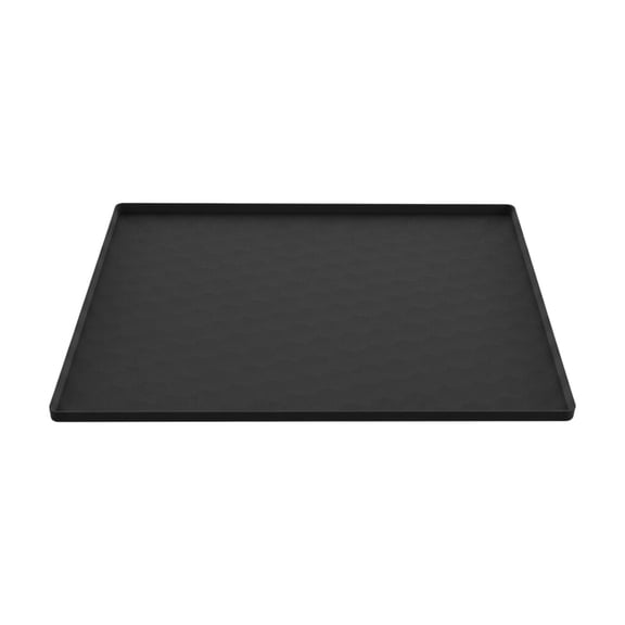 Washing Machine Drain Pan, Waterproof Silicone Leak Protector Tray with Raised Edge for Under Washer Dryer, Foldable Anti- Laundry Room Mat, Versatile Top Protector Cover for Slant Top Surfaces