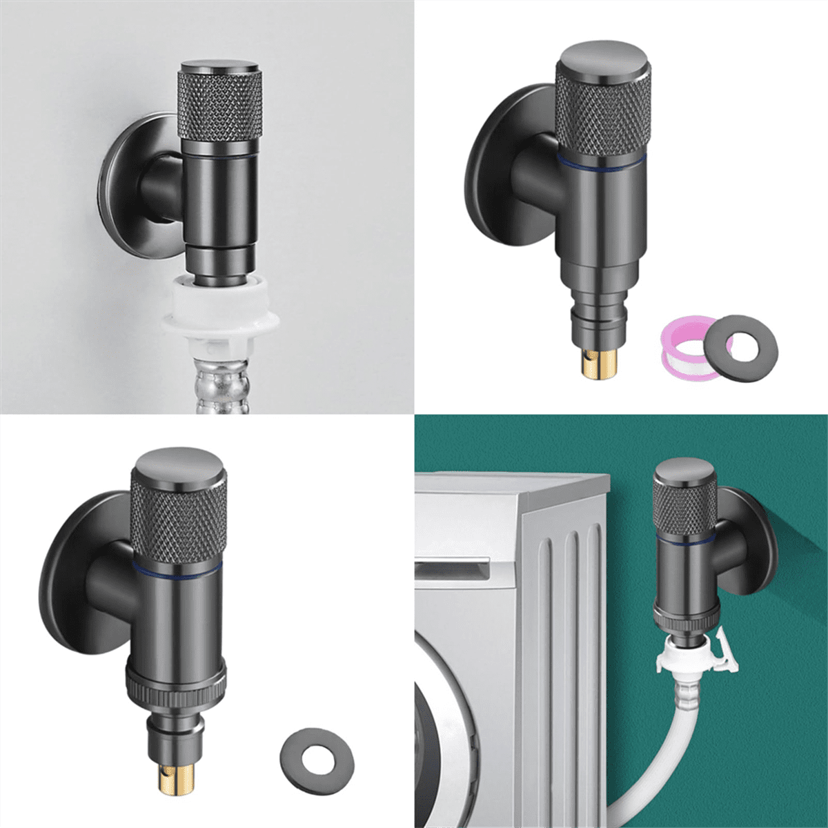 Pool Tap Washing Machine Faucets Single Cold Garden Mop Pool Tap Brass Washing ...