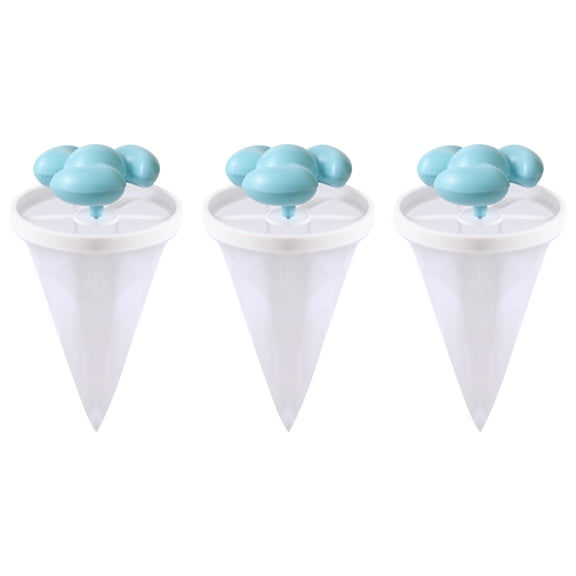 Washing Machine Filter Net 3 Pack Laundry Lint Catcher Mesh Bag for Hair and Debris Removal in Top Load Washers Blue